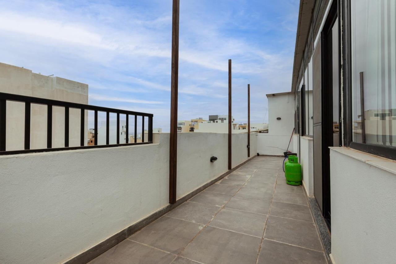 Perfect Seaview Penthouse Apartman San Pawl il-Baħar Kültér fotó