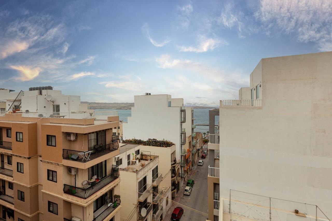 Perfect Seaview Penthouse Apartman San Pawl il-Baħar Kültér fotó